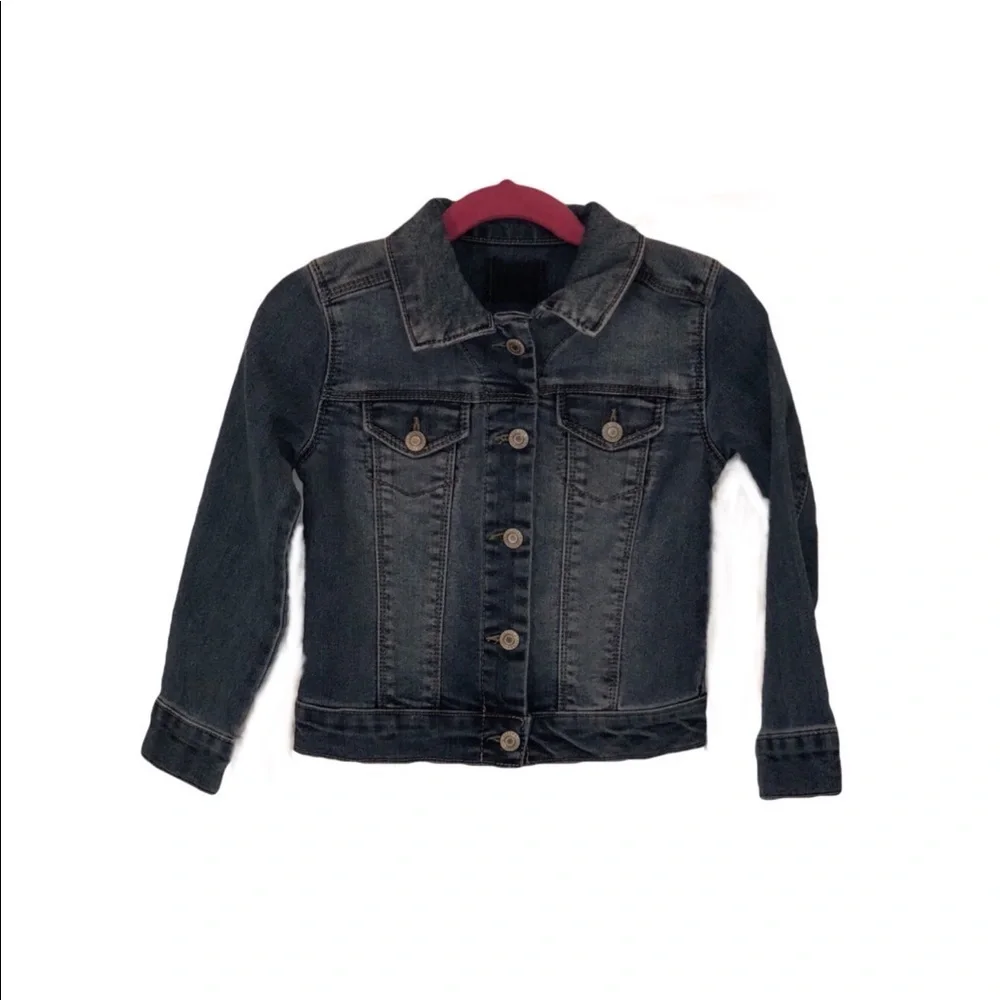 Kid's Denim Jacket With Comic Back Panel - Picture 2 of 5